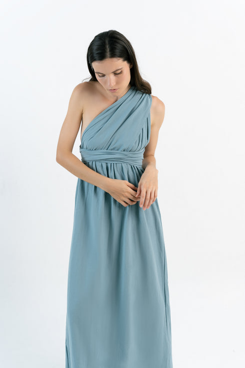 Elegantes Infinity Kleid Mariana - Leinen