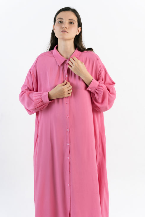 Maxi shirt dress LORA - extra long