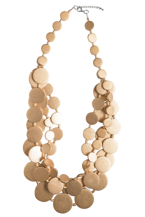 Collana giocosa Fiorella - metallizzata