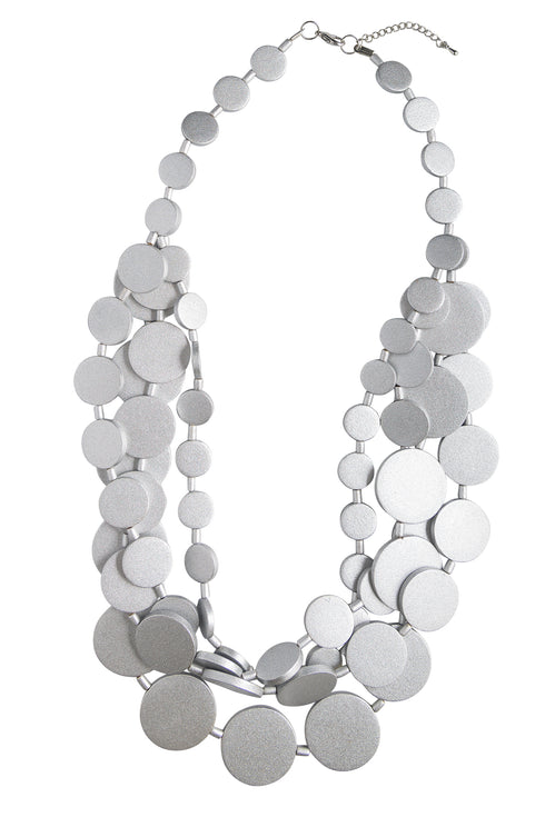 Collana giocosa Fiorella - metallizzata