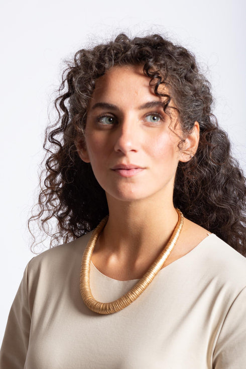 Elegante Kette Gabrielle in Metallictönen