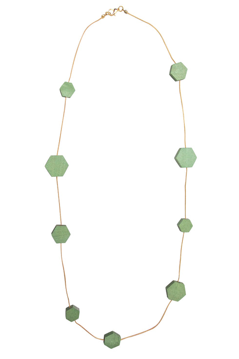 Collana geometrica lunga Lidia