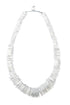Elegant Morgan necklace - metallic