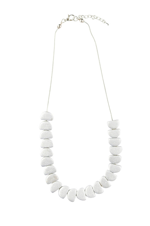 Elegant necklace Lolana - metallic