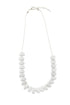 Elegant necklace Lolana - metallic