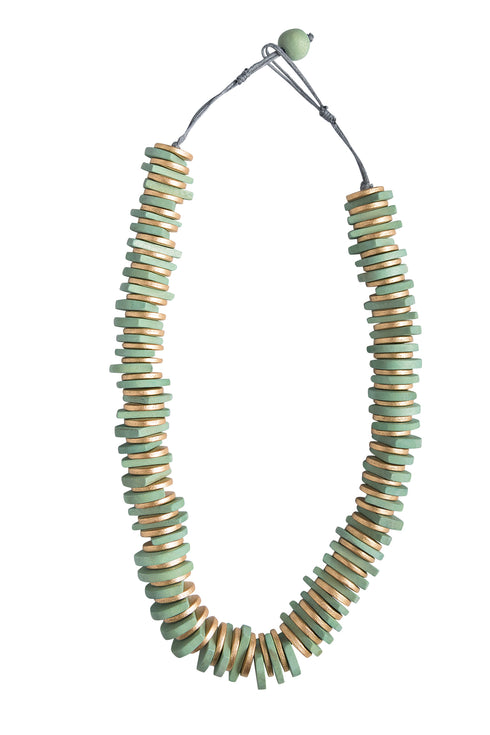 Collana elegante di legno Menami