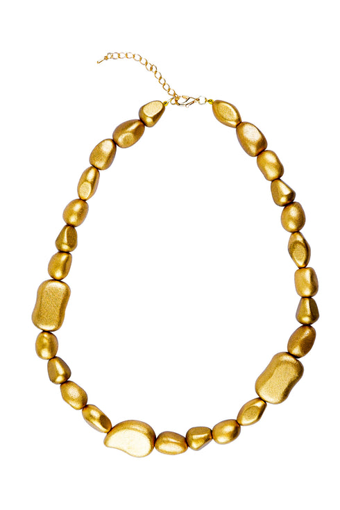 Moderne Kette mit irregulären Perlen