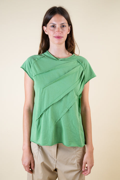 T-Shirt mit Nahtdetail vorn