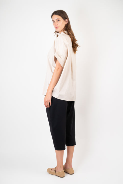 Hose mit Bundfalten vorn