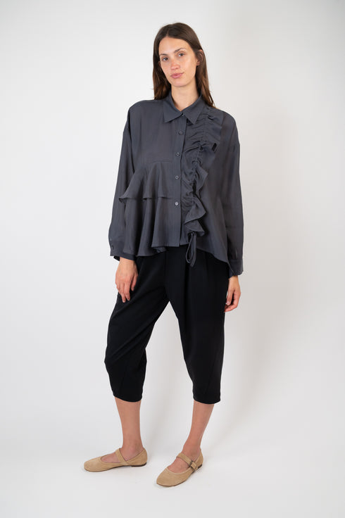 Bluse mit Rüschendetail