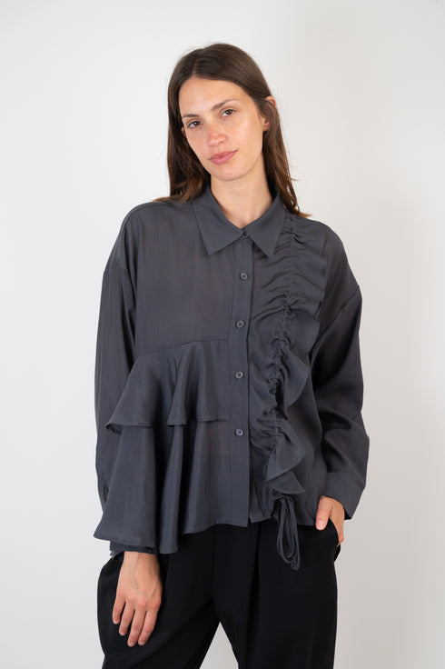 Bluse mit Rüschendetail