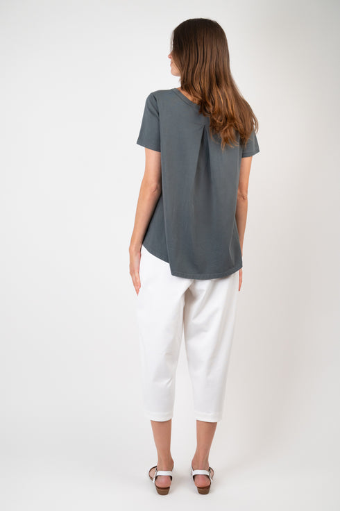 Hose mit Bundfalten vorn