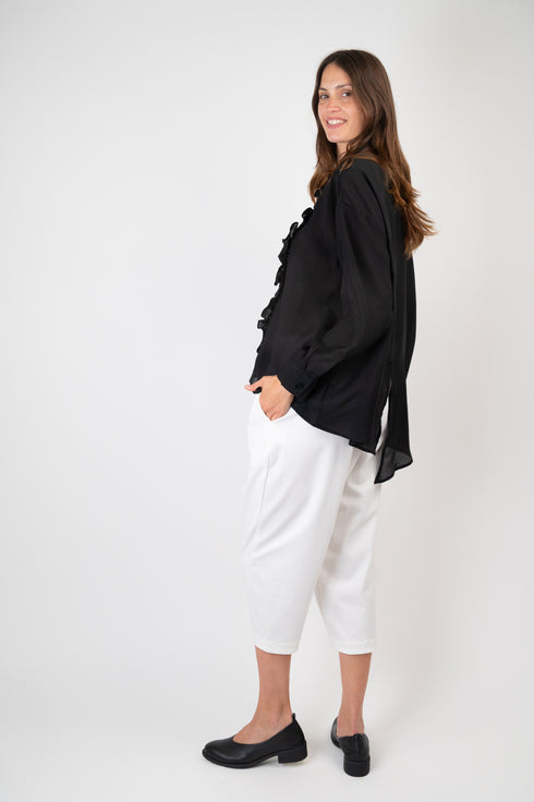 Bluse mit Rüschendetail