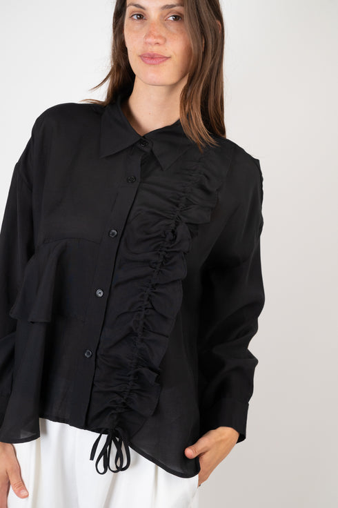 Bluse mit Rüschendetail