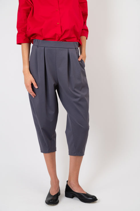 Hose mit Bundfalten vorn