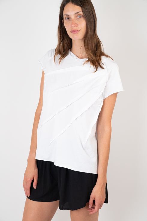 T-Shirt mit Nahtdetail vorn