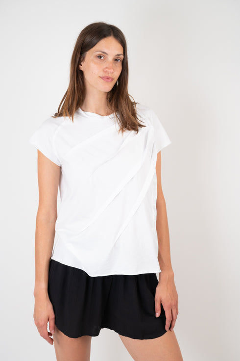 T-Shirt mit Nahtdetail vorn