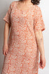 Short sleeve lightweight silk dress Saira