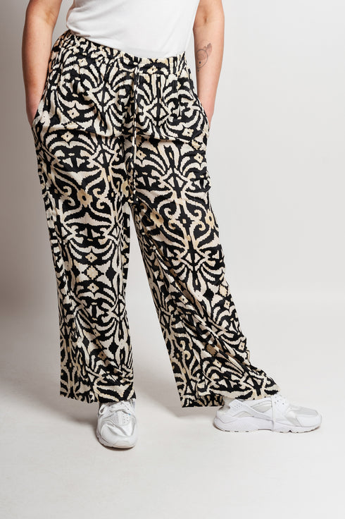 Printed silk pants Jayanna