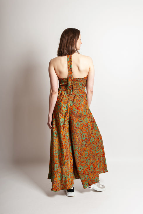 Halterneck jumpsuit Saya