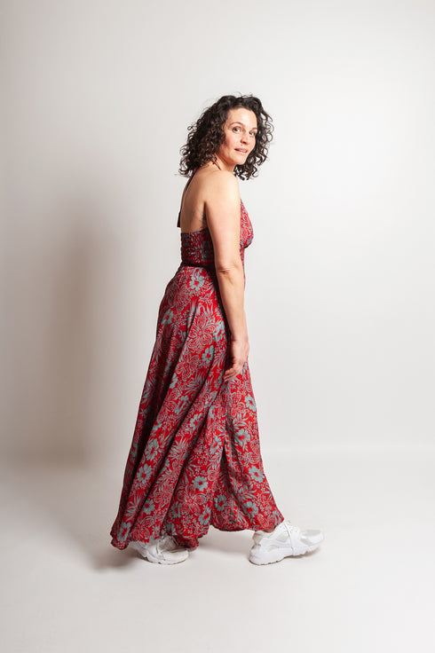 Halterneck jumpsuit Saya