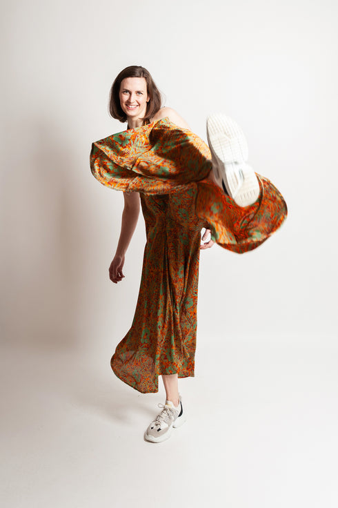 Halterneck jumpsuit Saya