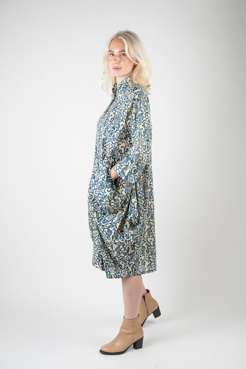 Oversize dress Johla - patterned