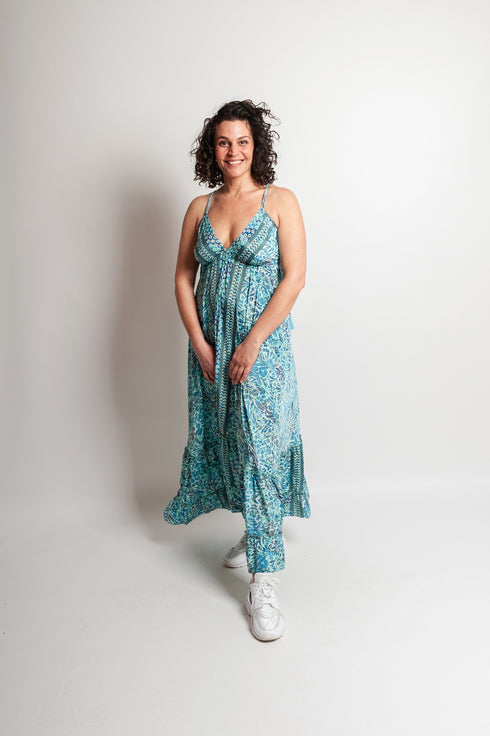 Long halter dress Lorella