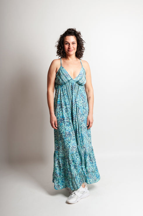 Long halter dress Lorella