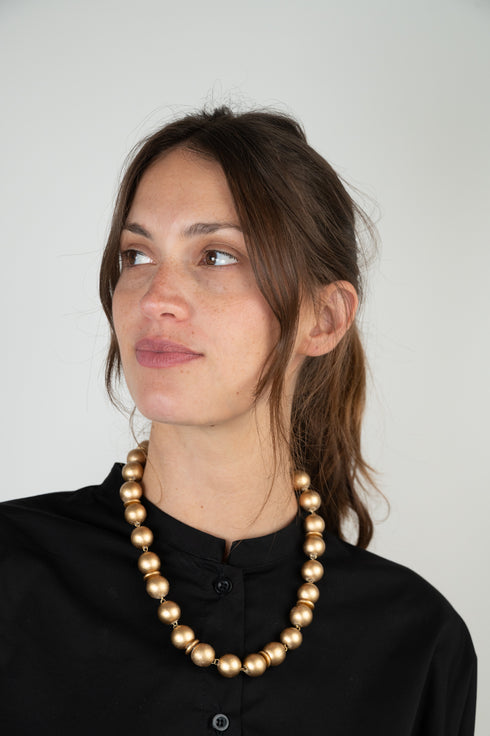 Kette mit runden Perlen