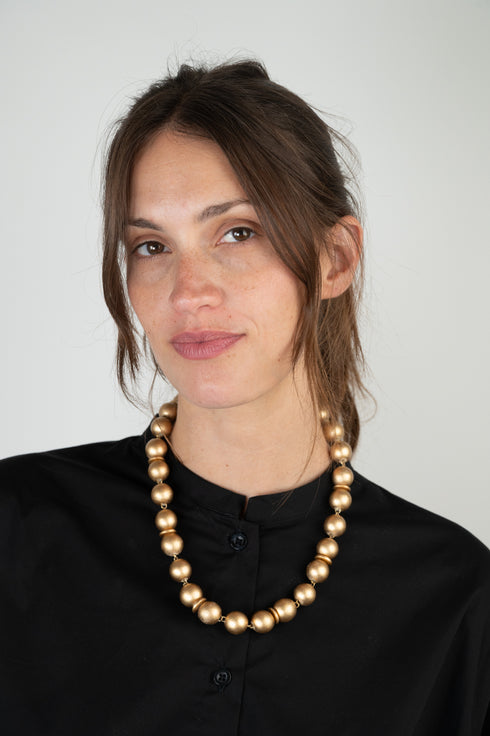 Kette mit runden Perlen