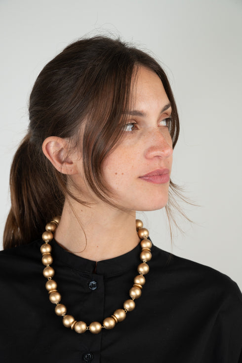 Kette mit runden Perlen