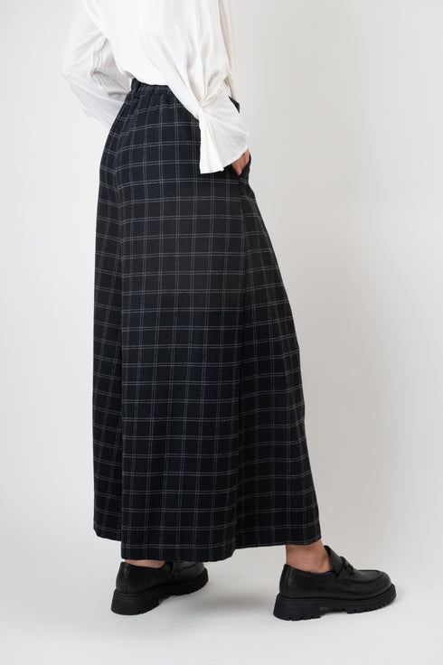 Karierte Hakama Hose