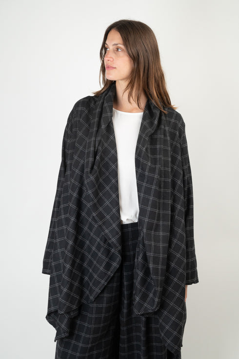 Karierte Mantel