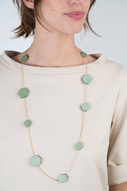 Long Geometric necklace Lidia
