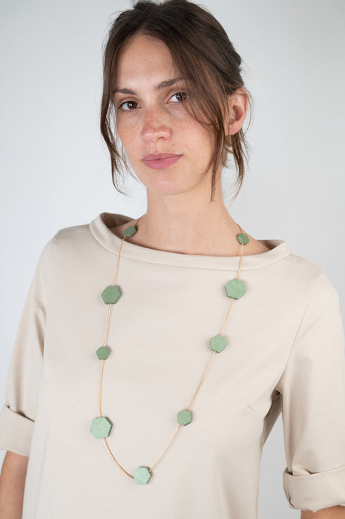 Long Geometric necklace Lidia