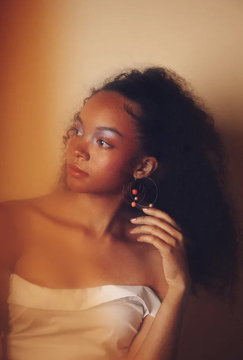 Hanging Creole Earrings Januaria