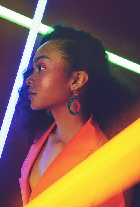 Hanging Creole Earrings Eliene