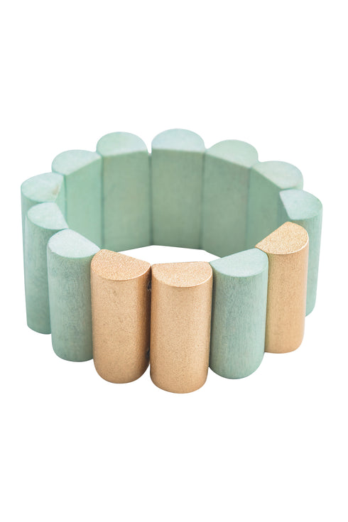 Elegant metallic bracelet Leya