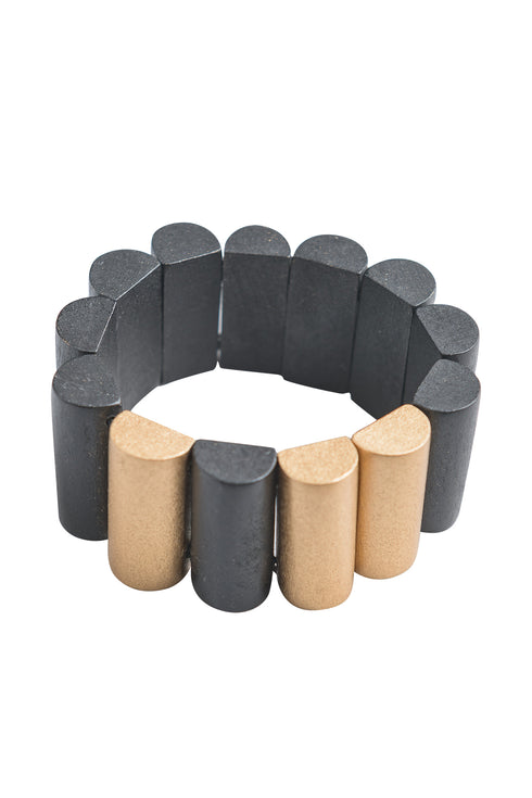 Elegant metallic bracelet Leya