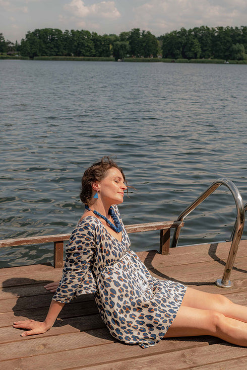 Kurzes Kleid Kaftan