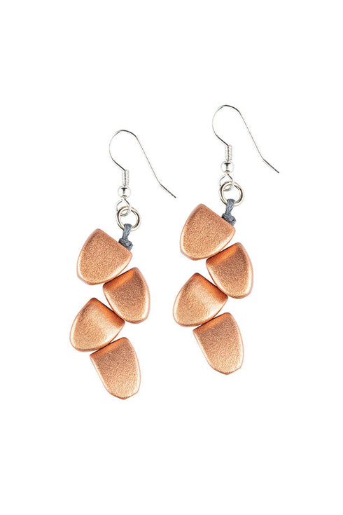 Shiny drop shaped earrings Liron