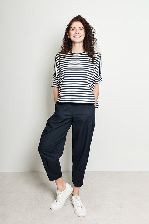 Comodi pantaloni a pieghe Ida