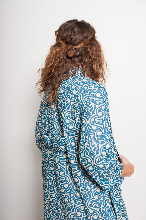 Oversize dress Johla - patterned