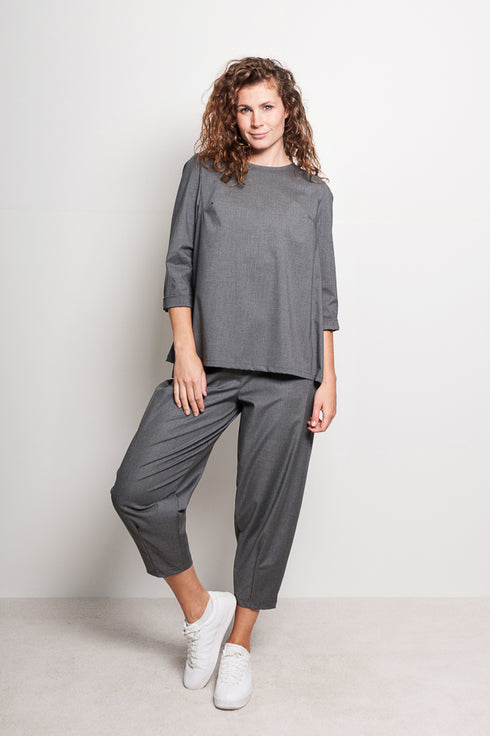 Comodi pantaloni a pieghe Ida