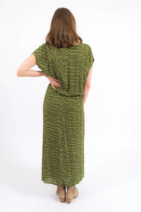 Locker geschnittenes Viskosekleid Capri