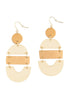Geometric wooden earrings Mehrin