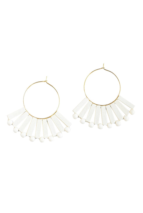 Fan Creole Earrings Edineia