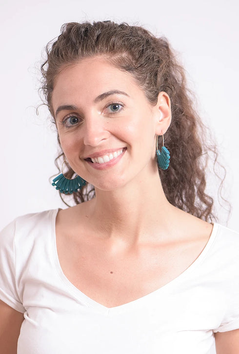 Fan Creole Earrings Edineia