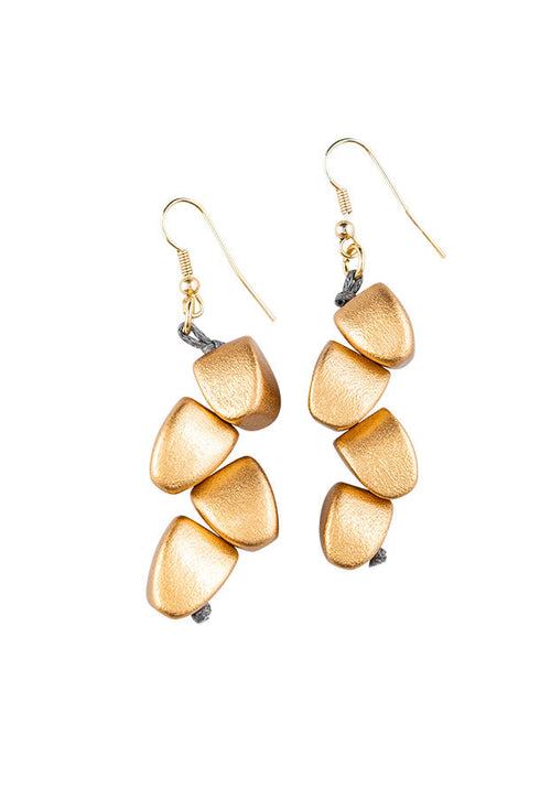 Shiny drop shaped earrings Liron